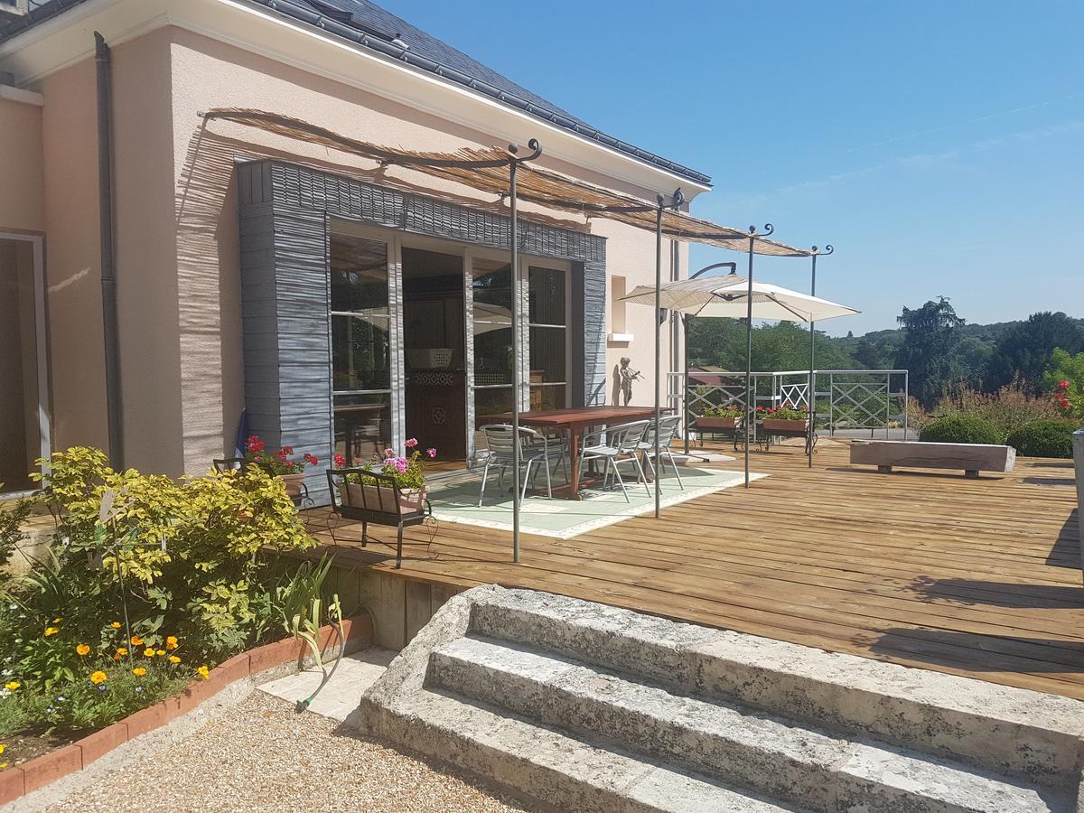 Les Mazeraies Maison D'Hotes Avec Spa Savonnières Kültér fotó
